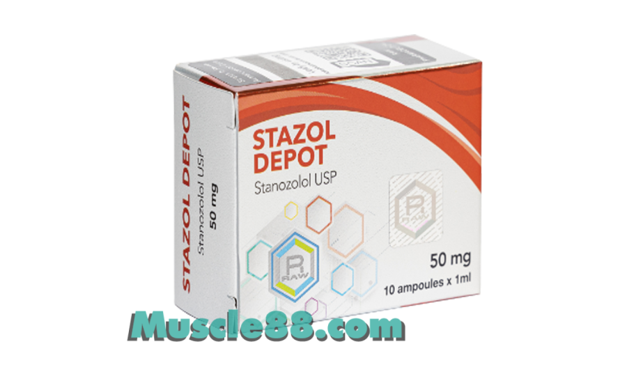 STAZOL DEPOT 50mg (Raw Pharma)